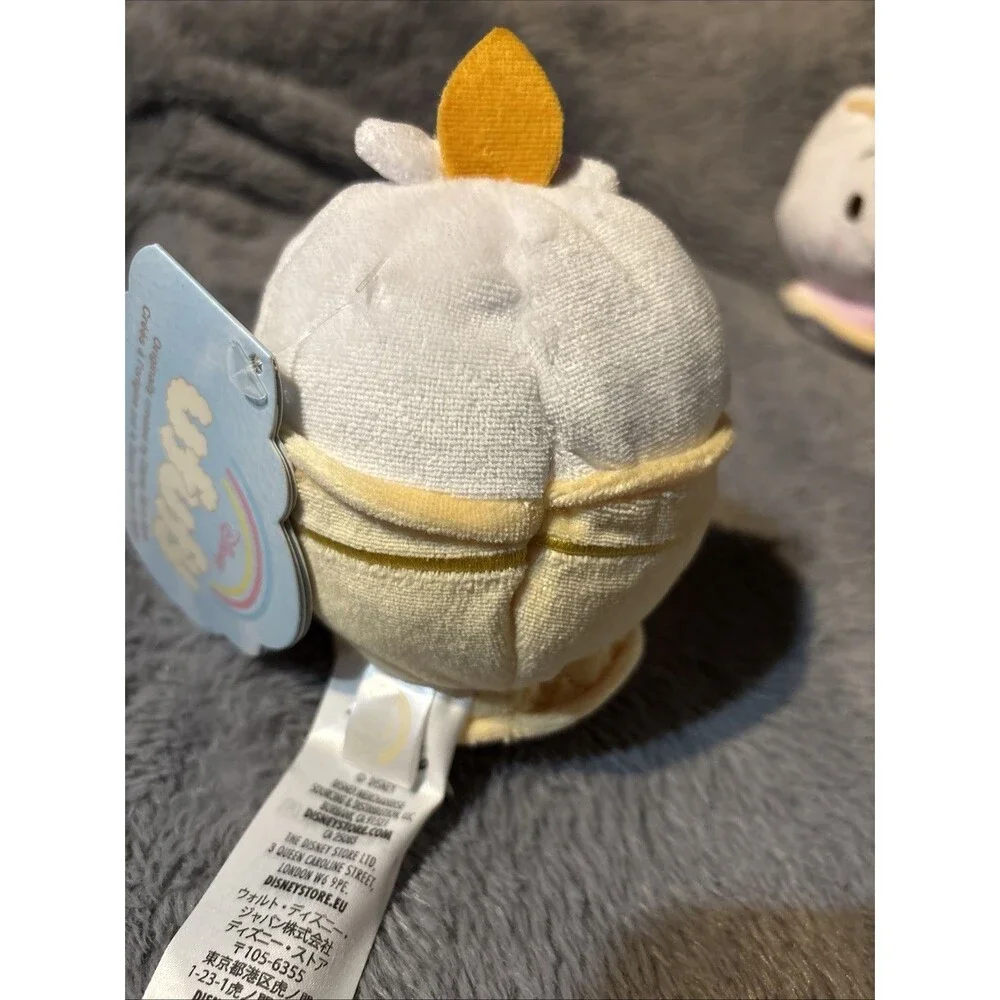 Disney Store Ufufy Beauty And The Beast Cogsworth Lumiere And Chip Plush Lot NWT